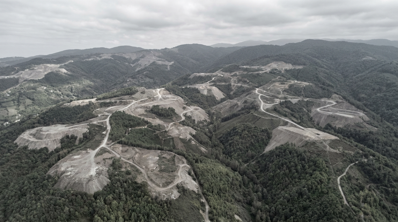 Ordu'nun Yüzde 74'ü Maden Ruhsatlı