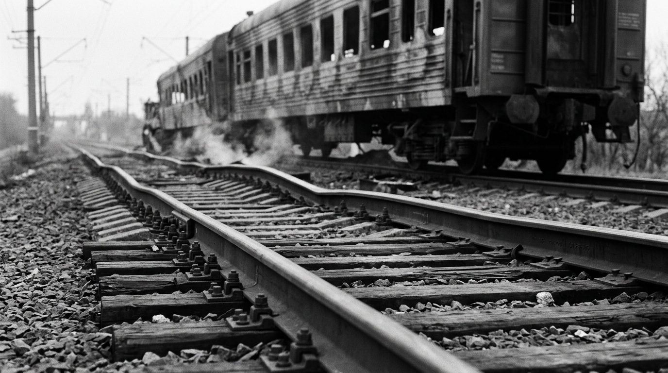 Russian strikes hit Ukraine rail as attacks intensify