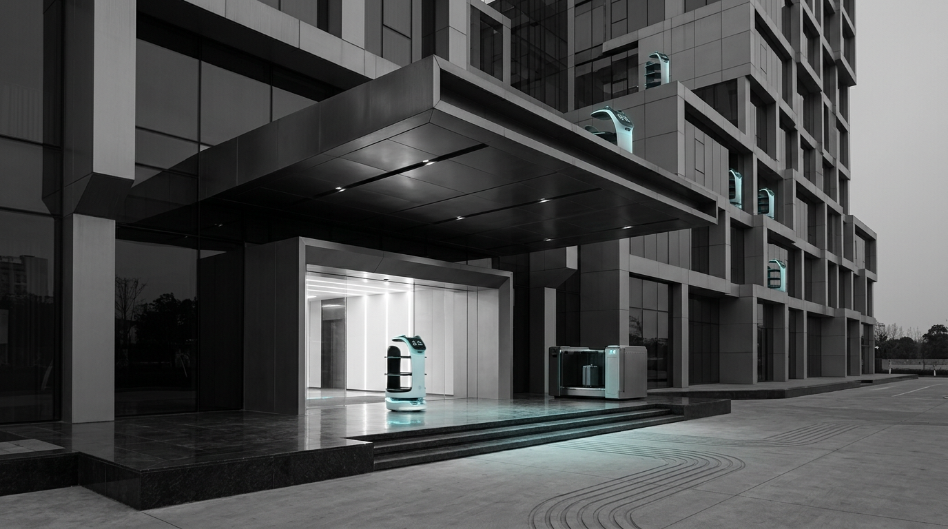 Çin'de Tam Otonom Robot Otel Projesi 2027'de Faaliyete Geçiyor