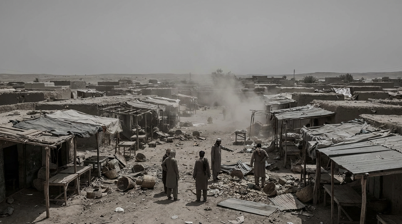 Nigerian air strike hits near market, casualties reported