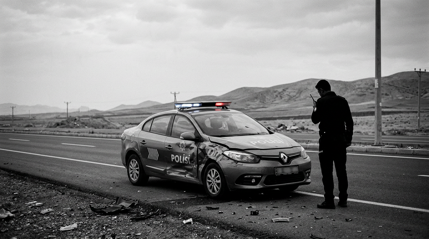 Polis Memuru Görev Kazası Sonrası Şehit Oldu