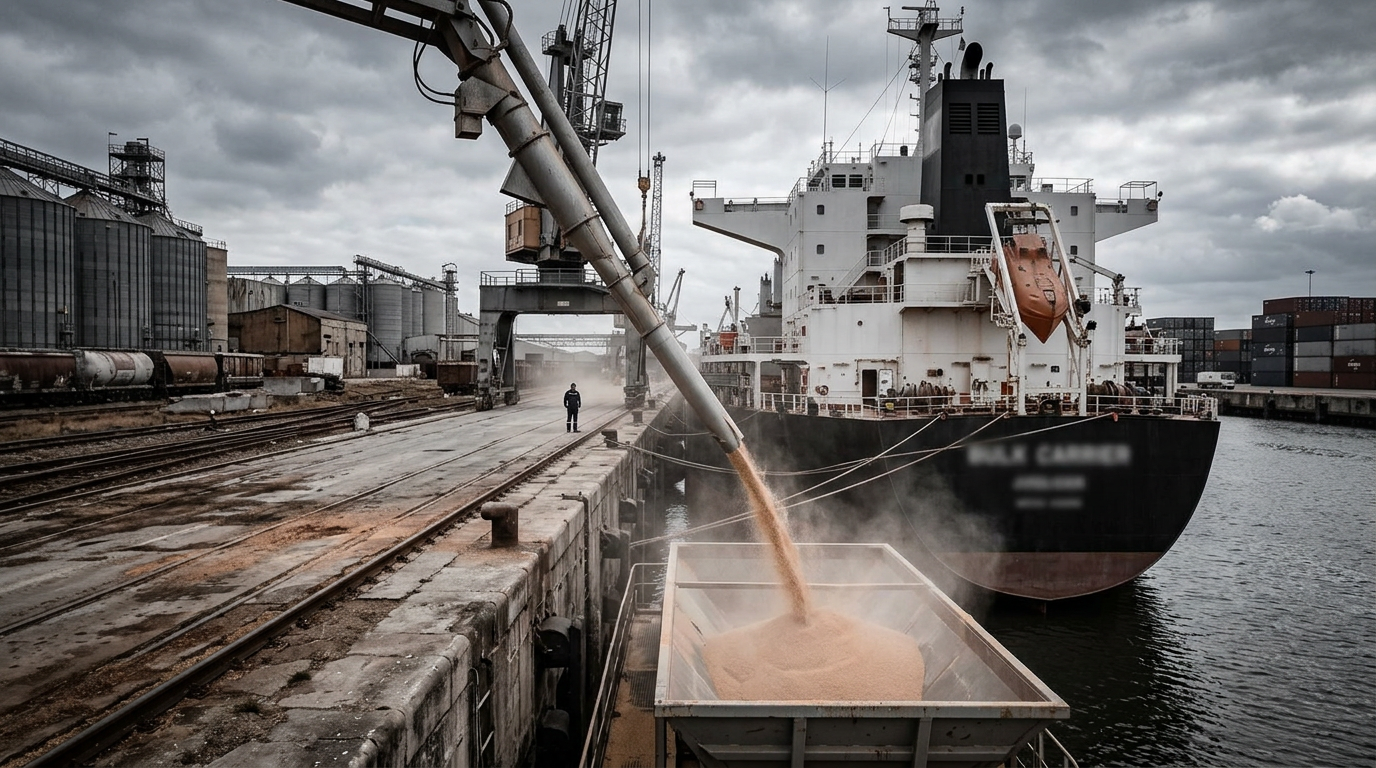 Russian Grain Exports via Occupied Mariupol Port