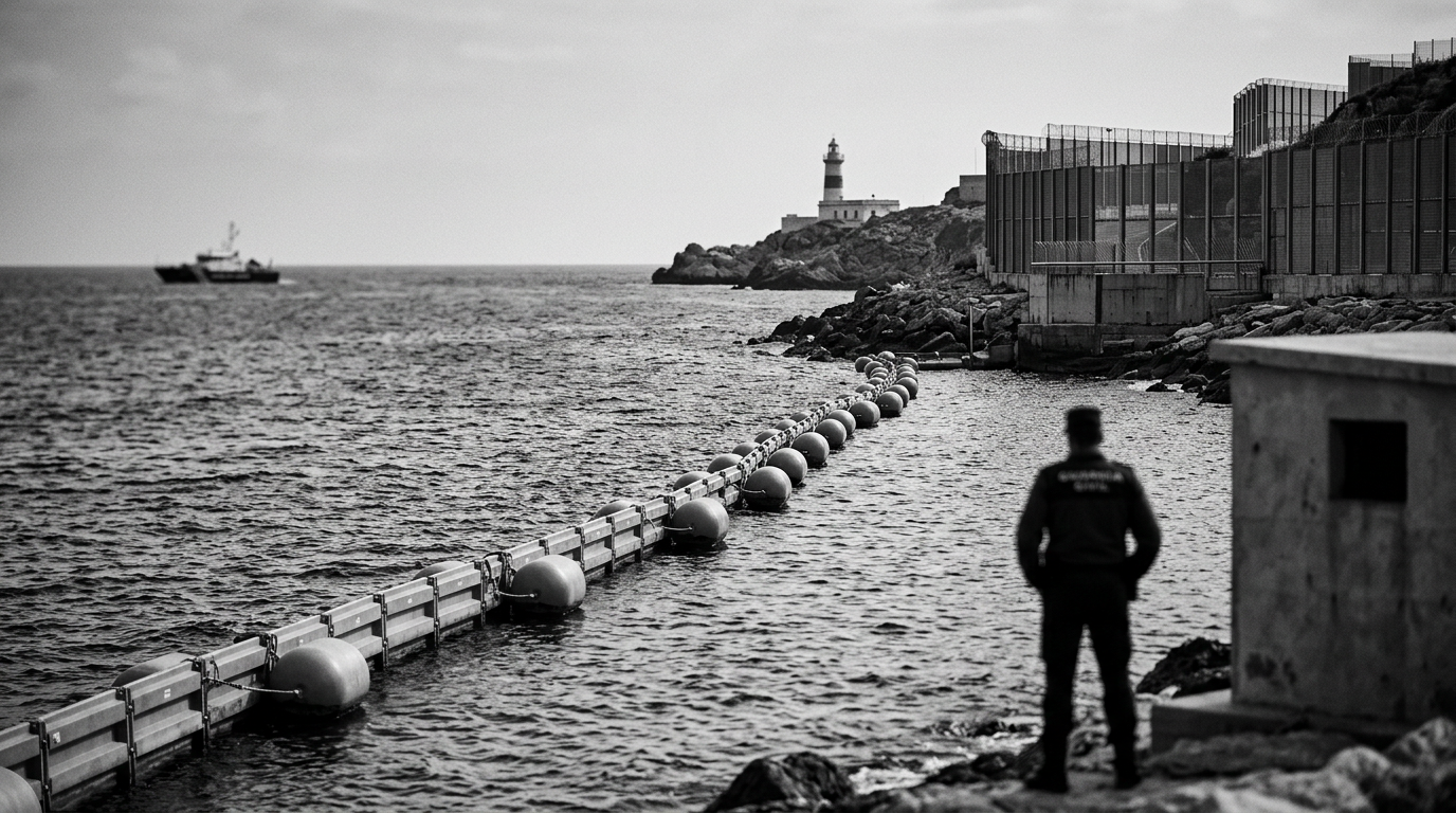 Ceuta sınırında yüzer bariyer: İspanya göç baskısını yönetiyor