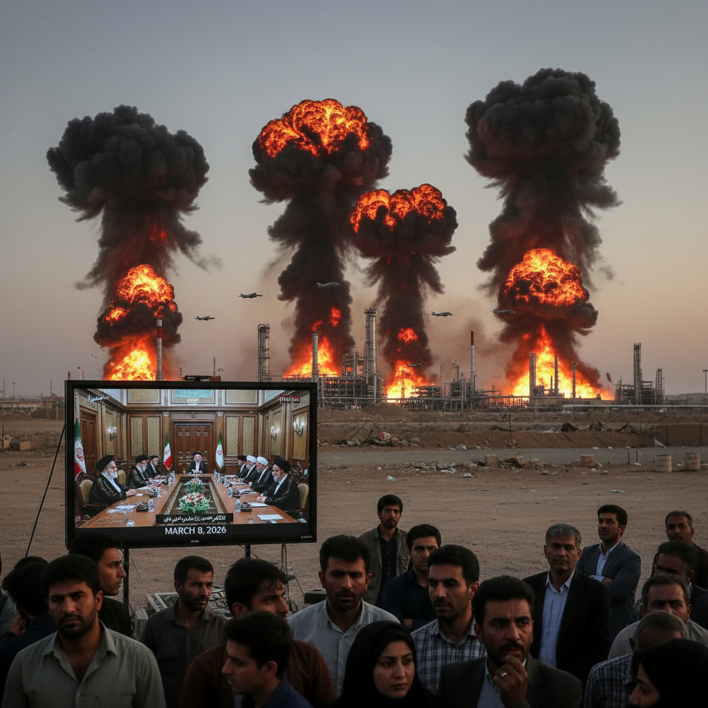 Israel Strikes Iran Oil, Succession Looms