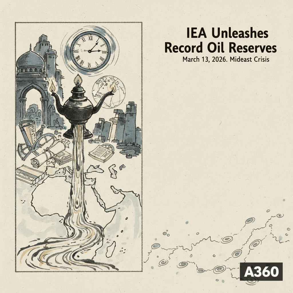 IEA Unleashes Record Oil Reserves Amid Mideast Crisis