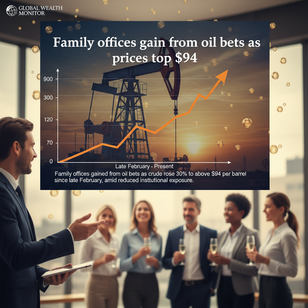Family offices profit from oil bets as crude tops $94