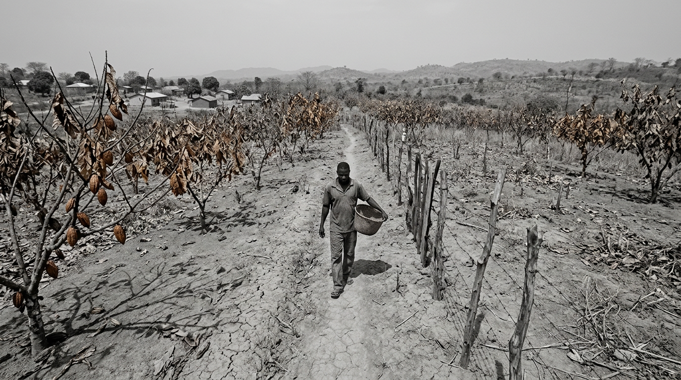 Drought risk rises as El Niño hits cocoa and coffee in Africa