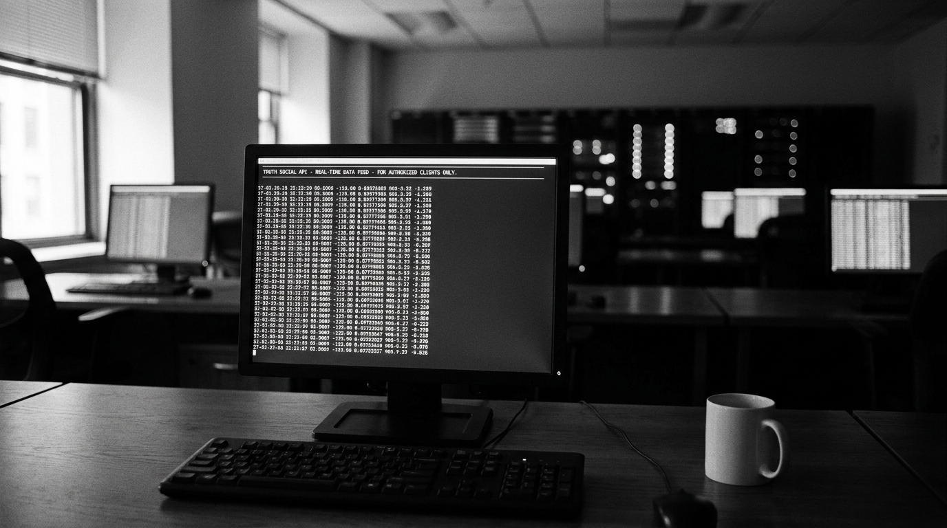 Truth API Offers Wall Street Faster Access to Trump Posts