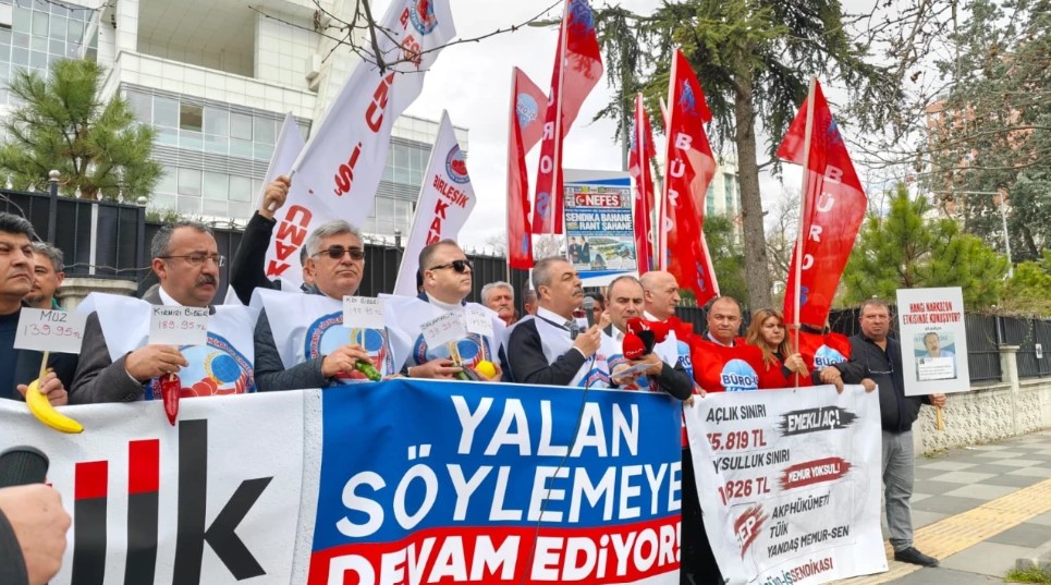 TÜİK enflasyon protestosu: Memurlar Ankara'da ayakta