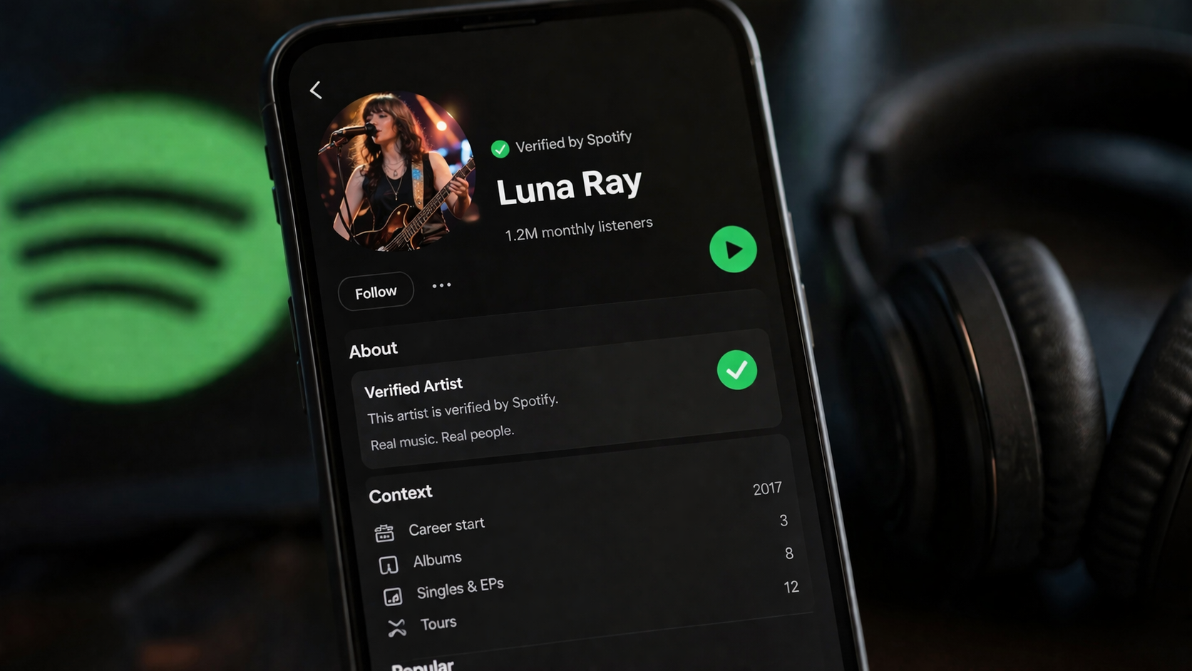 Spotify Launches Verified Badge to ID Human Artists