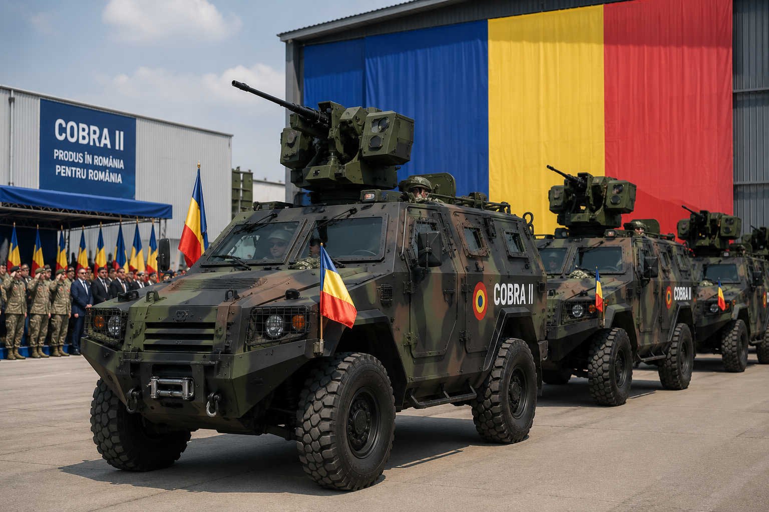 COBRA II Romanya üretiminde ilk teslimat süreci başladı