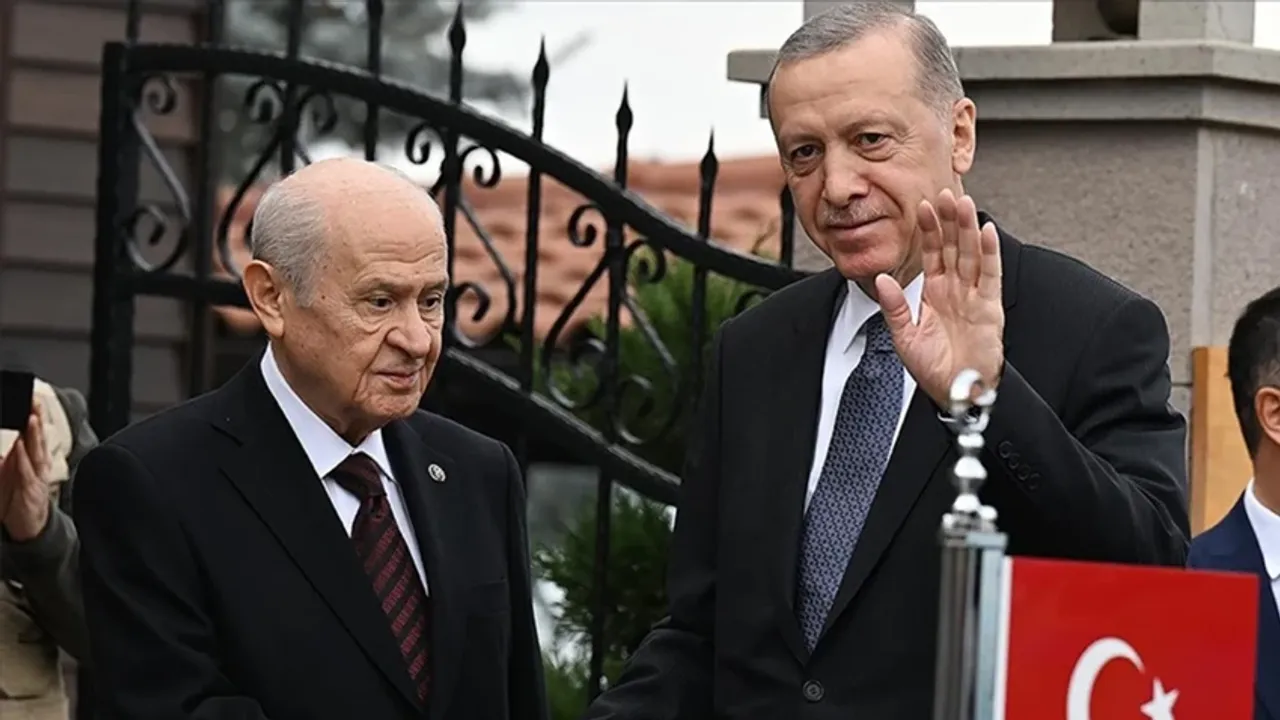 Erdoğan ve Bahçeli Beştepe’de bir araya geldi
