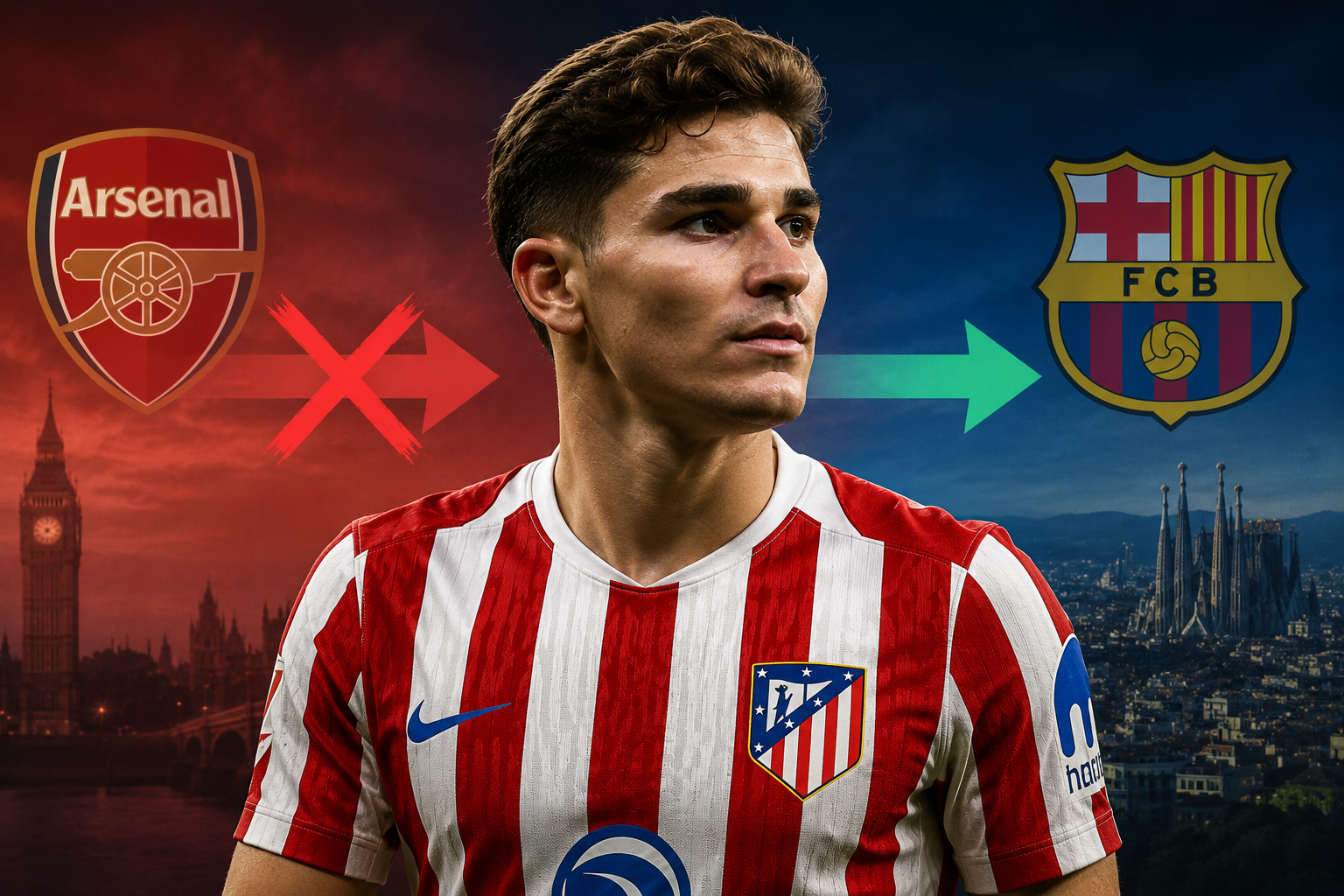 Julian Alvarez blocks Arsenal transfer for Barcelona bid