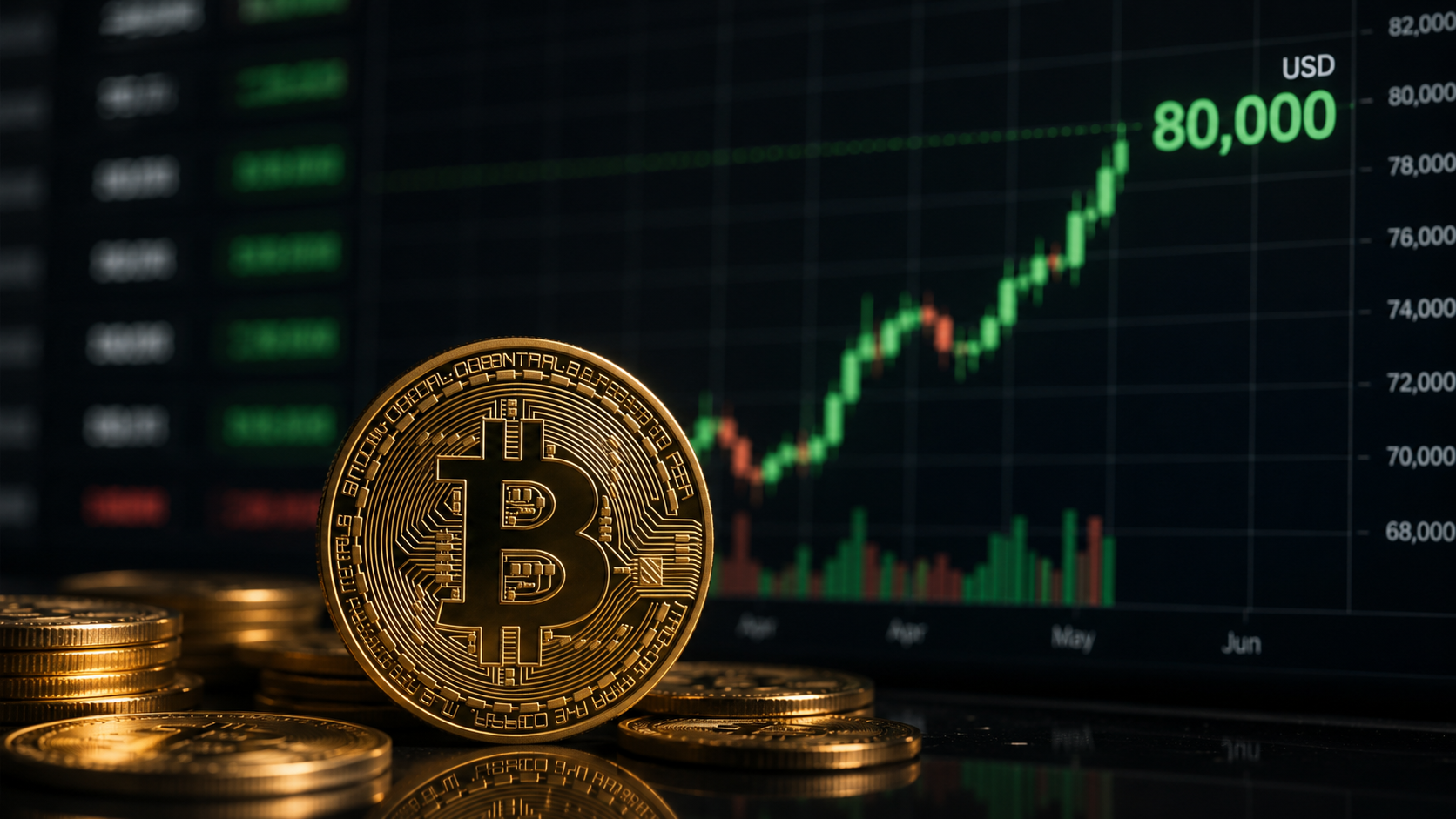 Bitcoin rally sends token to May high as dollar slips again