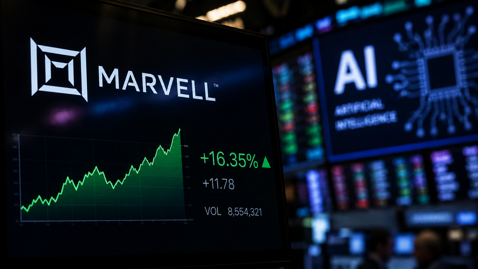 تراجع أسهم مارفل رغم نمو الإيرادات بنسبة 37% في قطاع الذكاء الاصطناعي