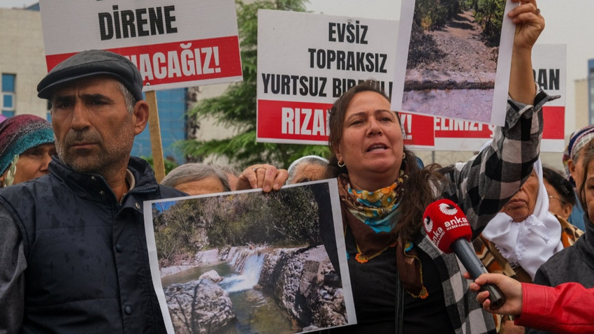 Akbelen köylüleri Danıştay önünde
