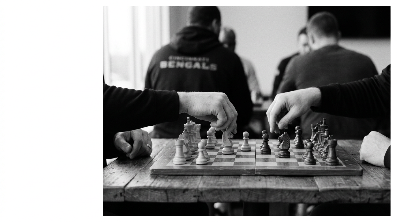 Bengals use chess at camp to build cohesion