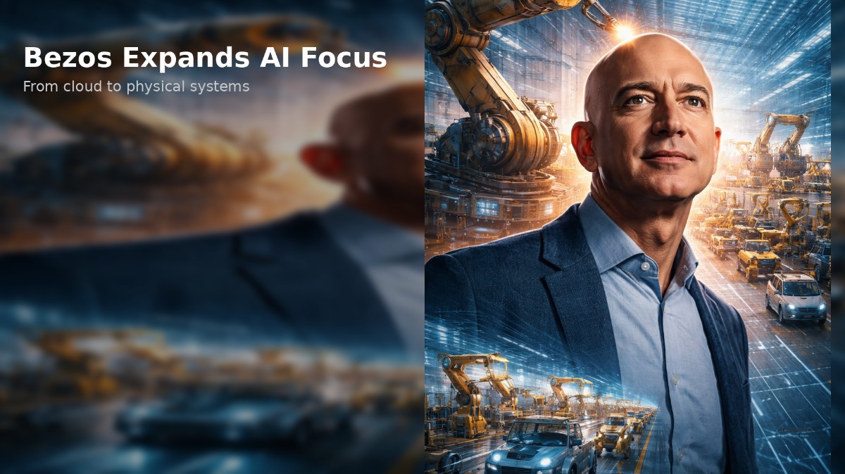 Bezos, Yapay Zeka Odak Alanını Buluttan Fiziksel Sistemlere Genişletiyor