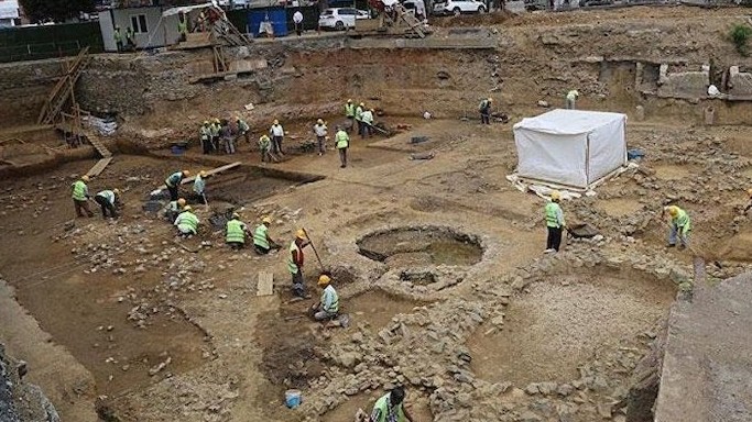 Beşiktaş Metro Kazısında 5500 Yıllık Kurgan Mezarlar Bulundu