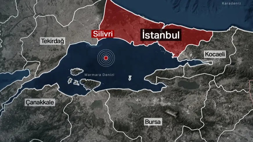 Marmara Denizi'nde batan geminin yeri tespit edildi