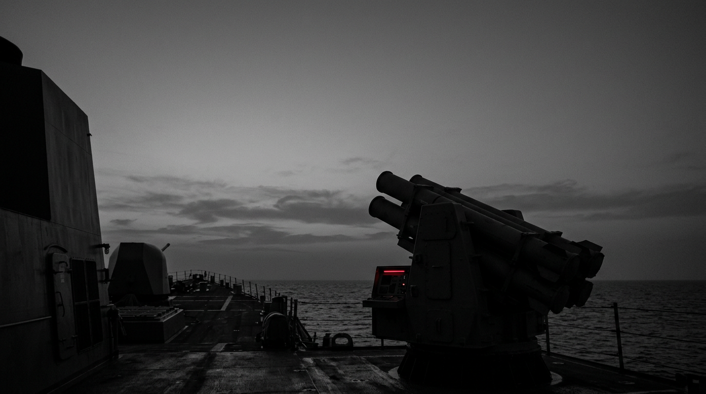 US Strikes Iranian Launchers Near Hormuz Strait
