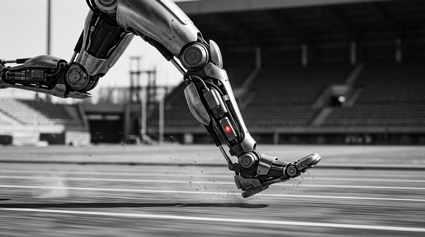 Çinli İnsansı Robot Lightning 100 Metreyi Rekor Sürede Tamamladı
