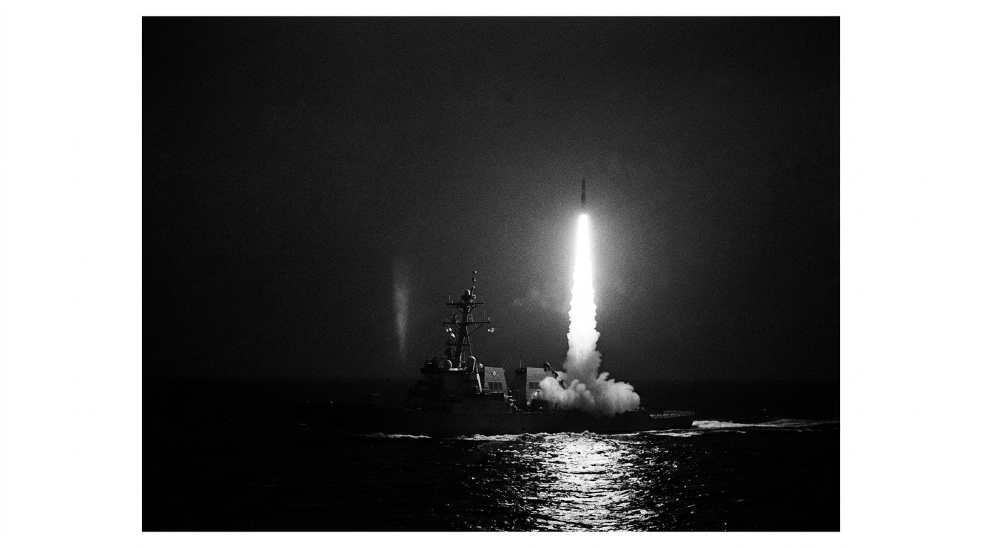 US Navy Fires on Iranian Missiles in Hormuz