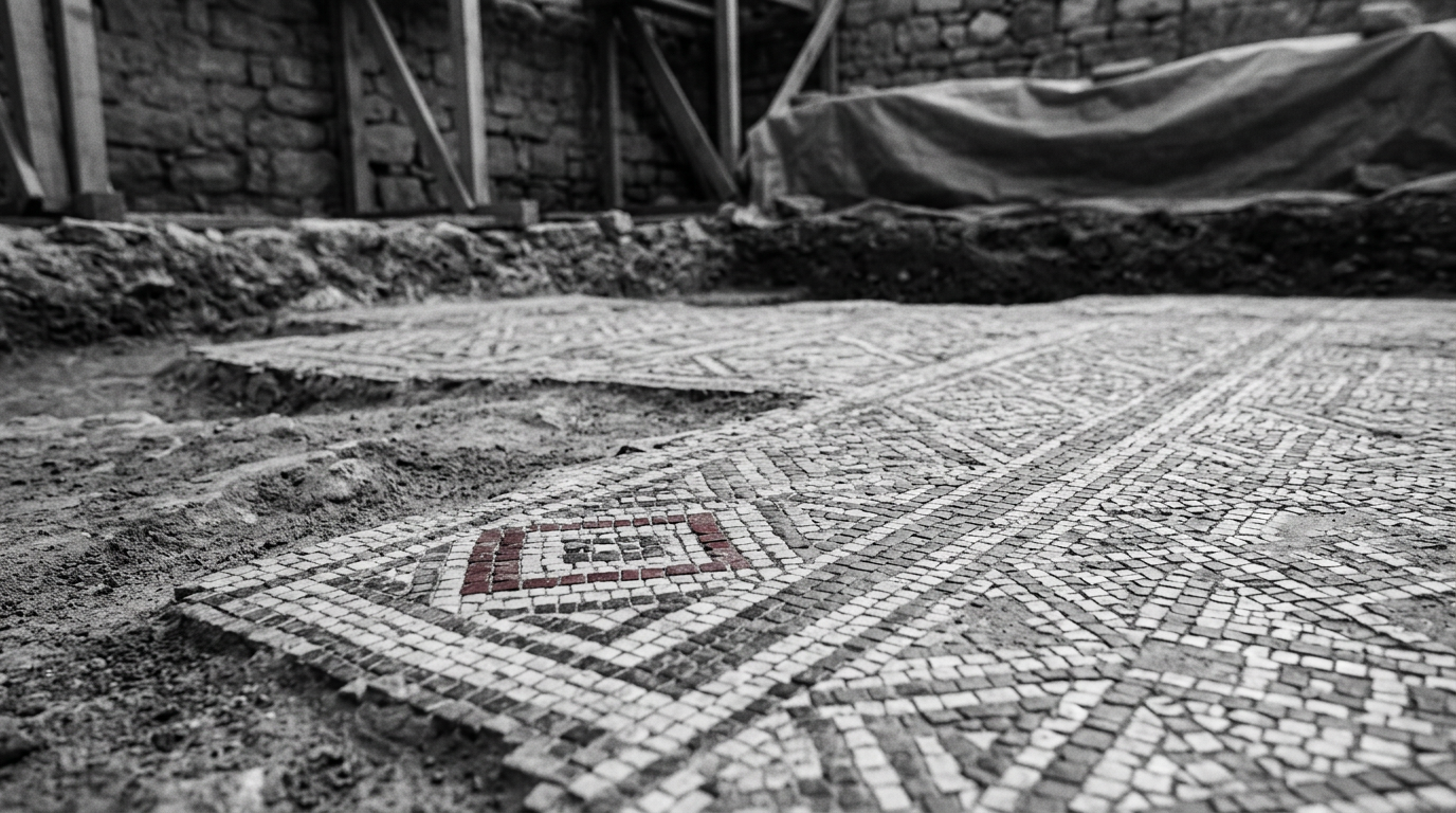 Pompeiopolis Antik Kenti'nde 105 metrekarelik mozaik bulundu