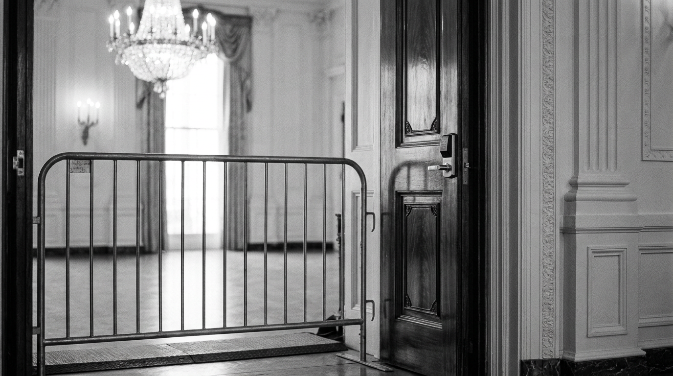 White House ballroom security upgrades draw criticism from Democrats