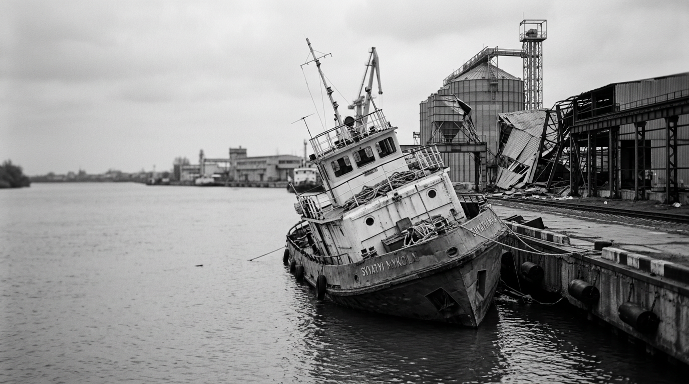 Russian strikes hit Izmail port tugboats, rail station