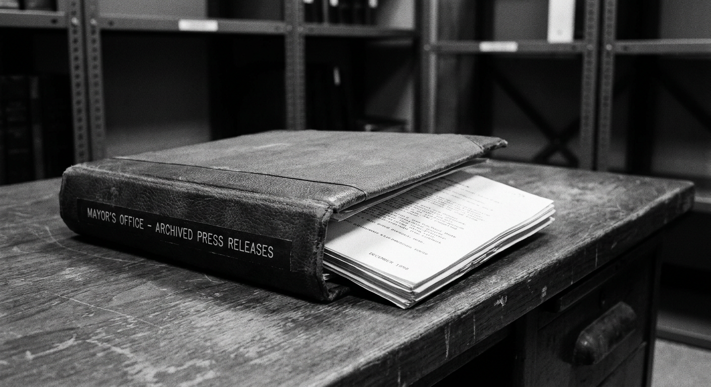 Mayor’s Office Newsroom: archived press releases on page 87 now accessible