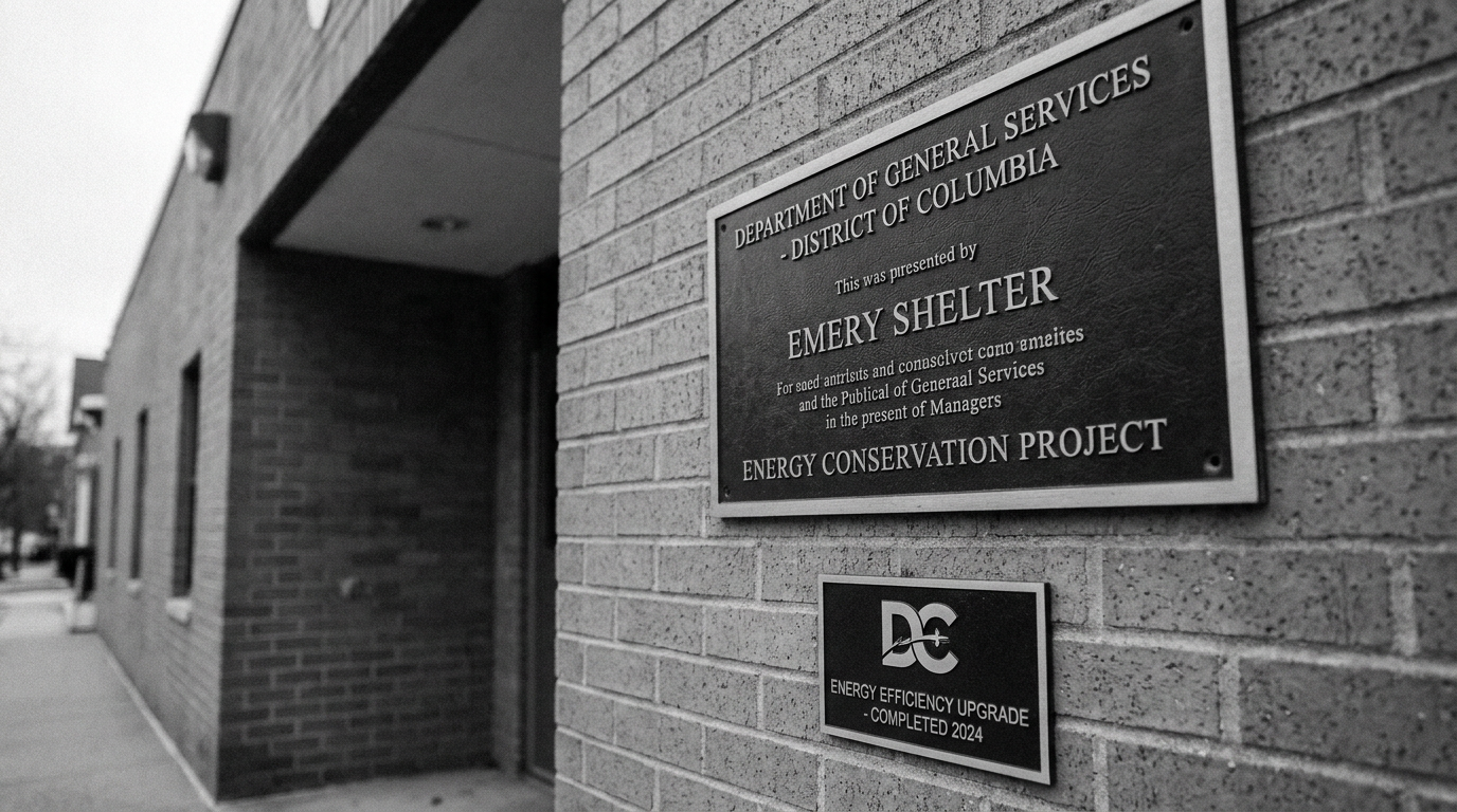 Emery Shelter Completes Energy Efficiency Upgrade Under DC DGS Management