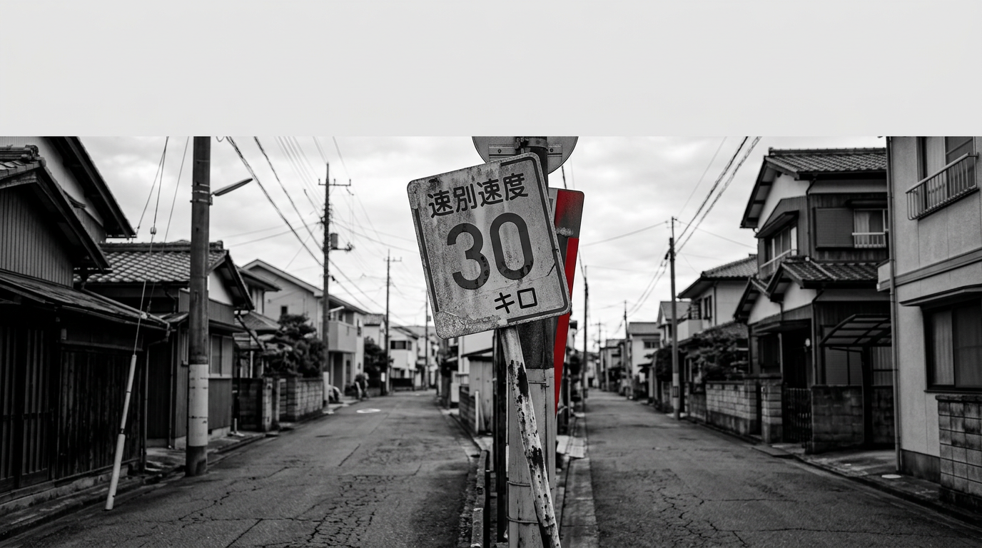 Japan Imposes 30 km/h Speed Limit on Residential Roads