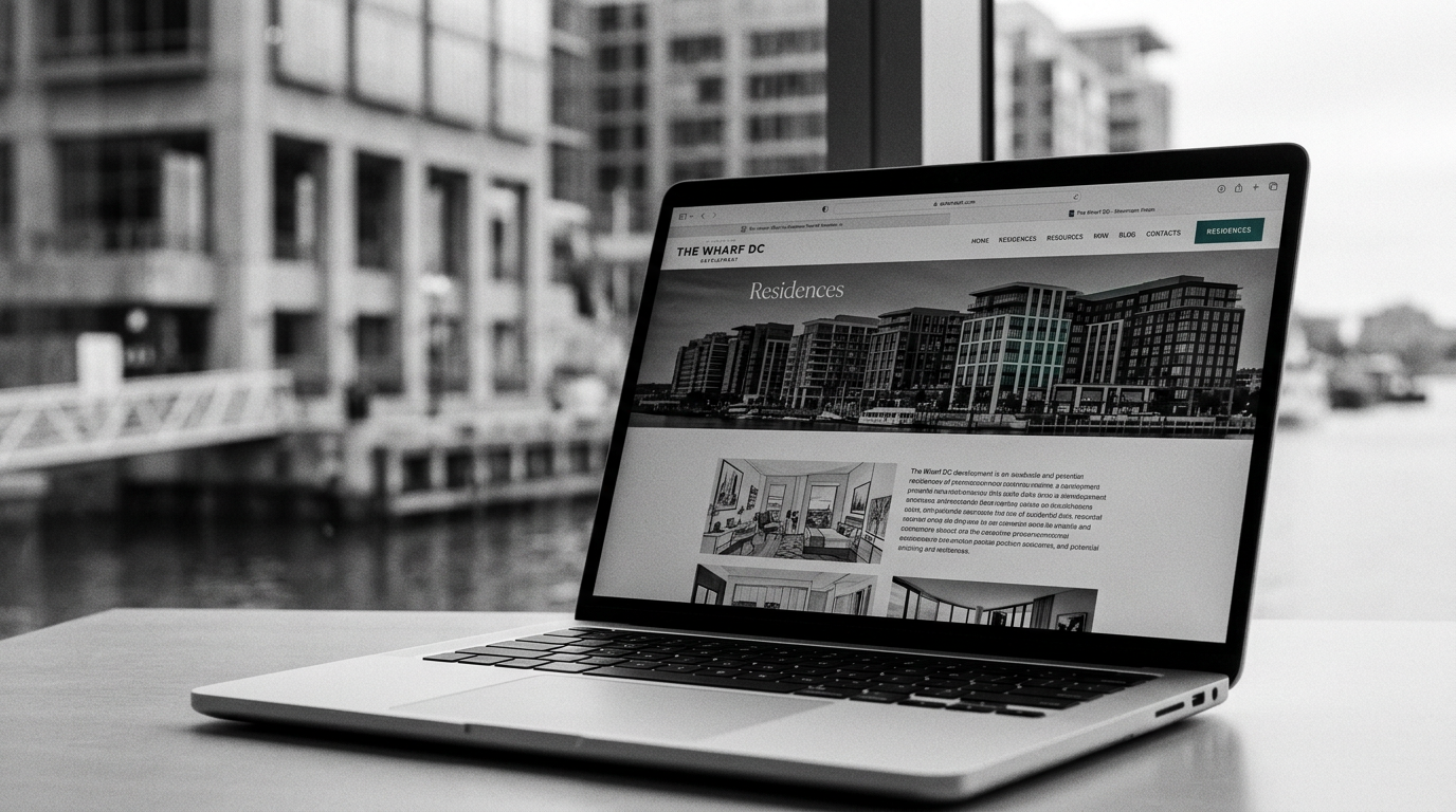 Wharf DC adds residences page for Southwest Waterfront