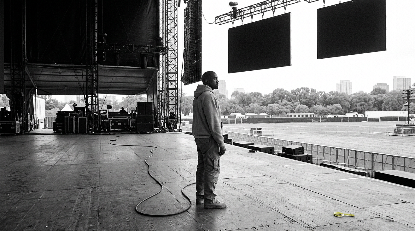 Kanye West Remains on Wireless Festival Bill