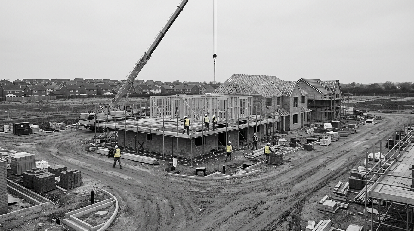 UK Housing Goal Falls Short Amidst Construction Lag