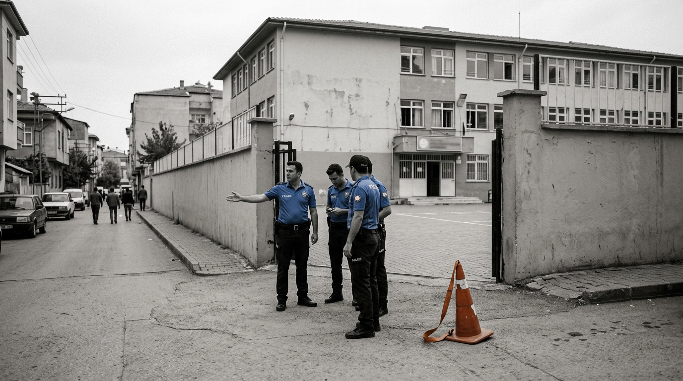 Diyarbakır'da okul önünde silahlı panik: 2 kişi gözaltında