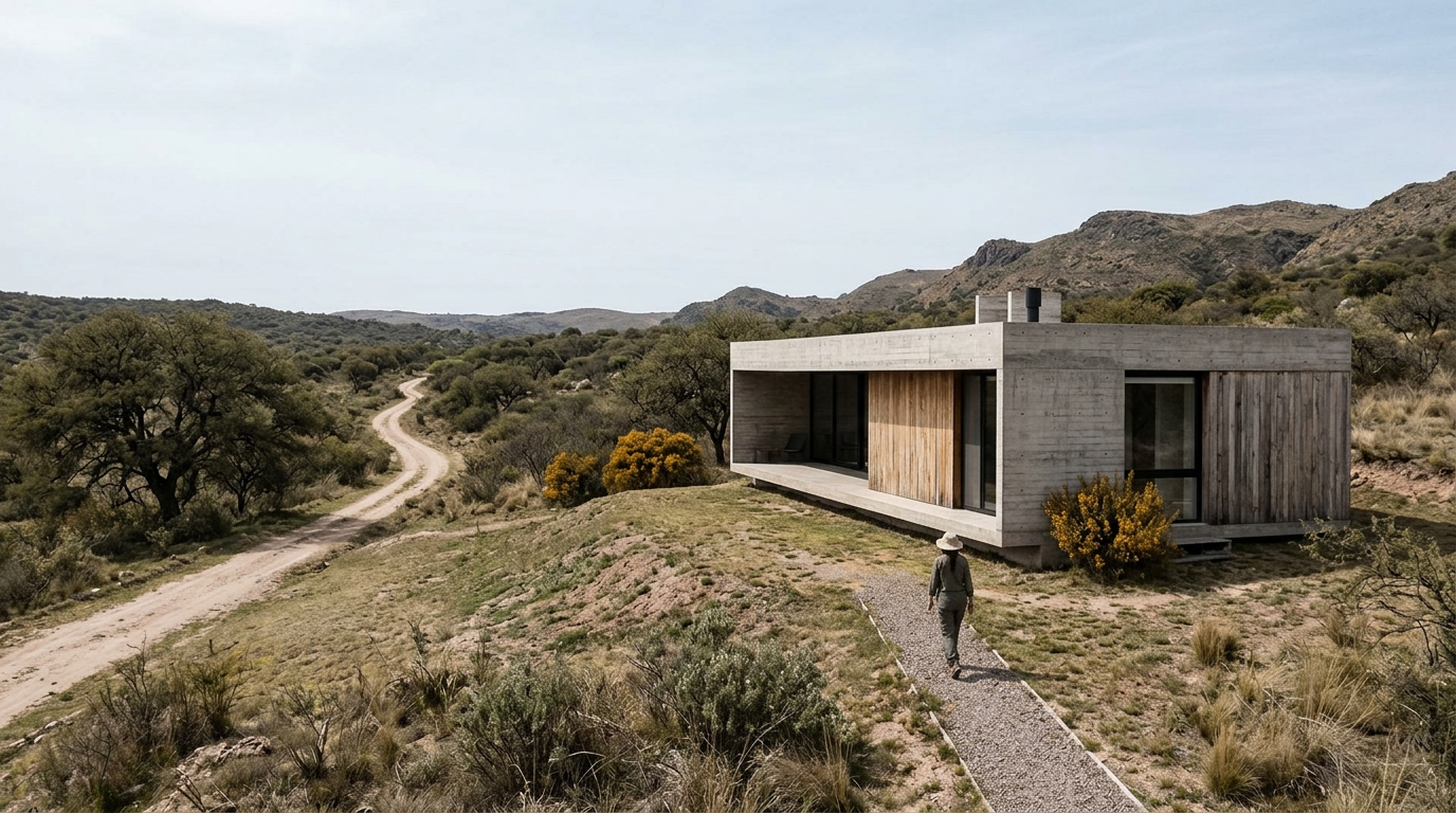 Arjantin’de minimalist bir kaçış: Córdoba’daki Tull Hafta Sonu Evi