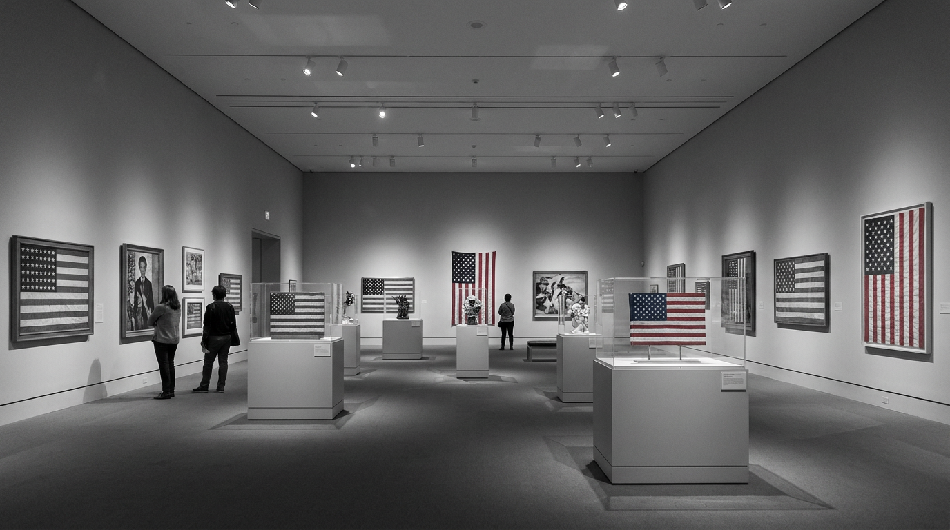 National Gallery Mounts 'American Icon: The U.S. Flag in Art' on the National Mall