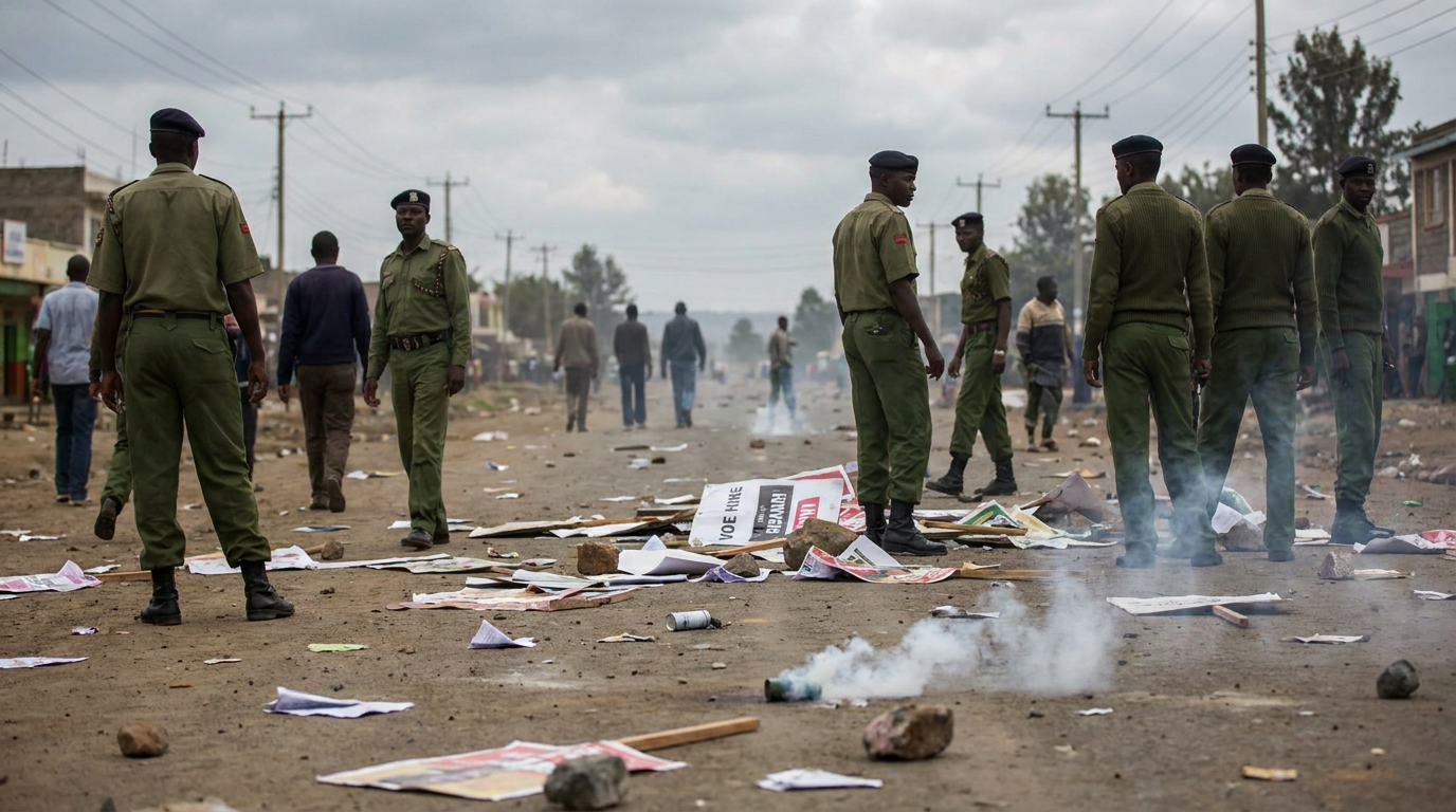 Kenya'da Ebola Karantina Merkezi Protestoları