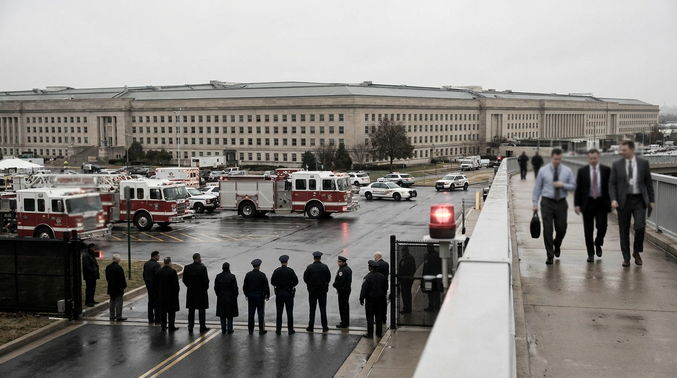 Pentagon'da Tehlikeli Madde Alarmı: Katlar Tahliye Edildi