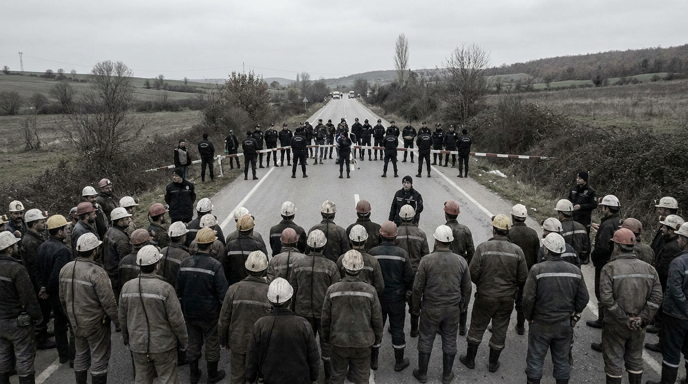 Madenciler Edirne'de Erdoğan'a Seslenmek İstedi: Müdahale