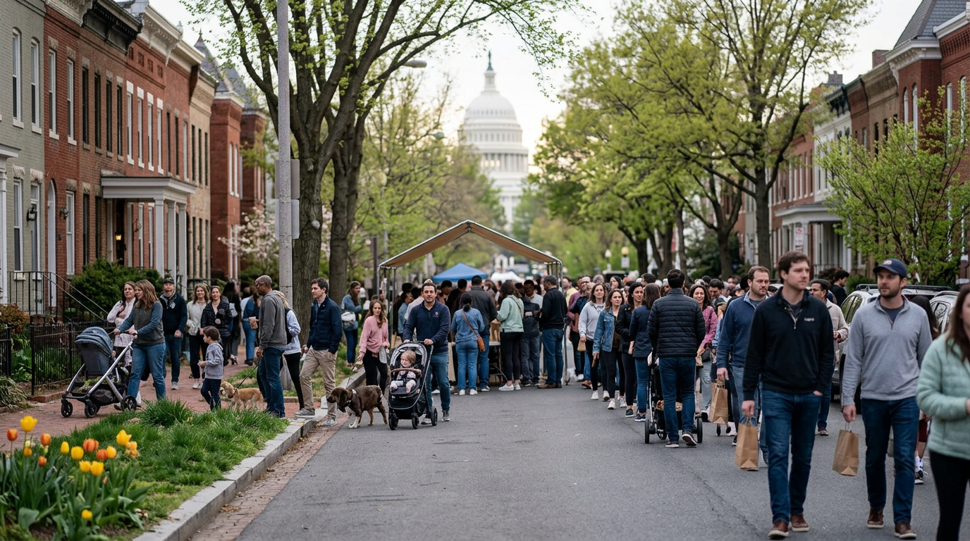 Tulip Day in Washington DC: Neighborhood pop-ups, walks and family events