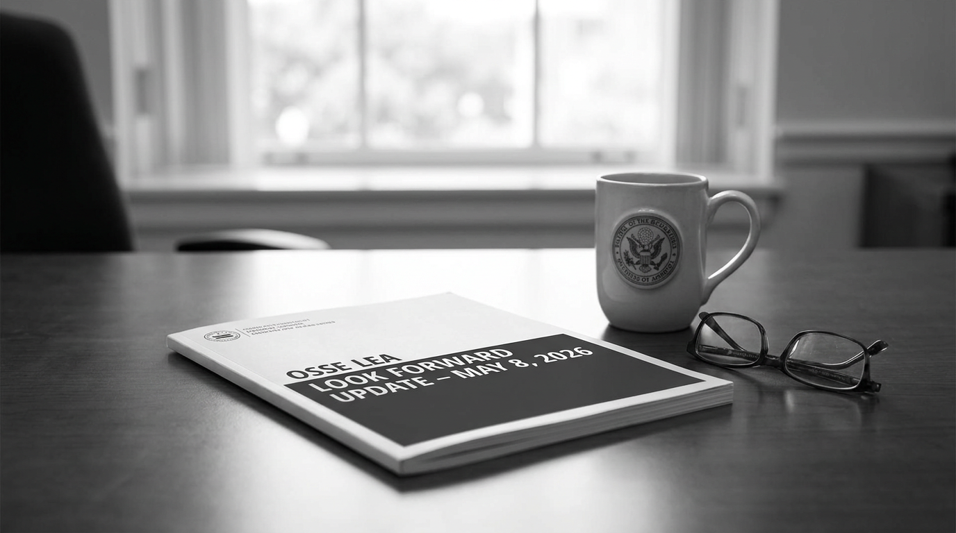 OSSE posts 'LEA Look Forward' update for DC schools — May 8, 2026