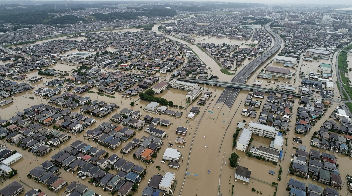 Dujuan Tayfunu Japonya'da can kaybına ve geniş çaplı tahliyelere yol açtı