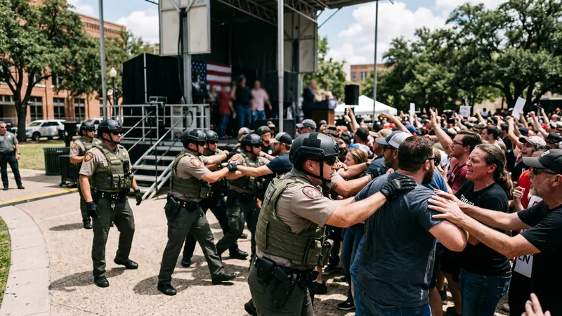 Security and Political Volatility at Texas Campaign Event