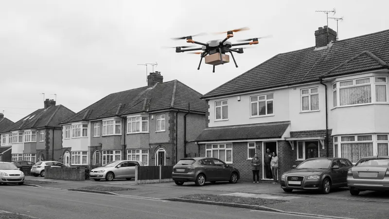 Amazon İngiltere'de Drone Teslimat Başlattı