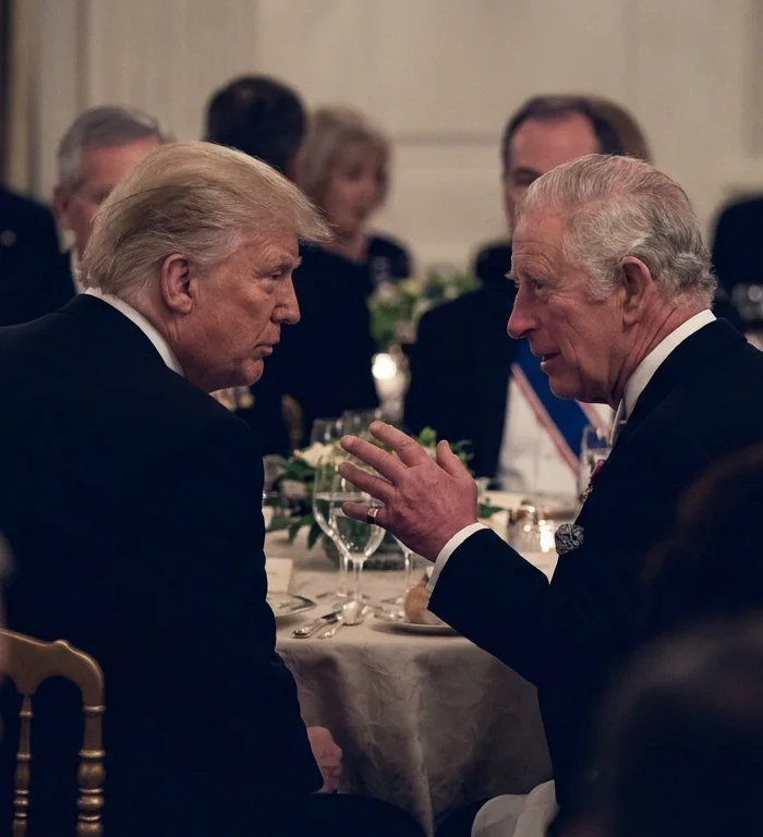 Kral Charles Trump'a Beyaz Saray'da Fransızca şakası