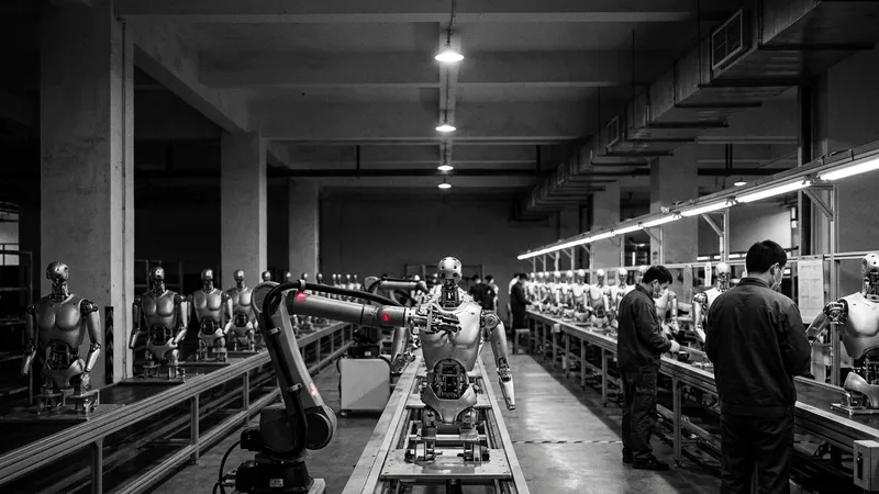 Çin insansı robot üretiminde küresel pazar payını artırıyor