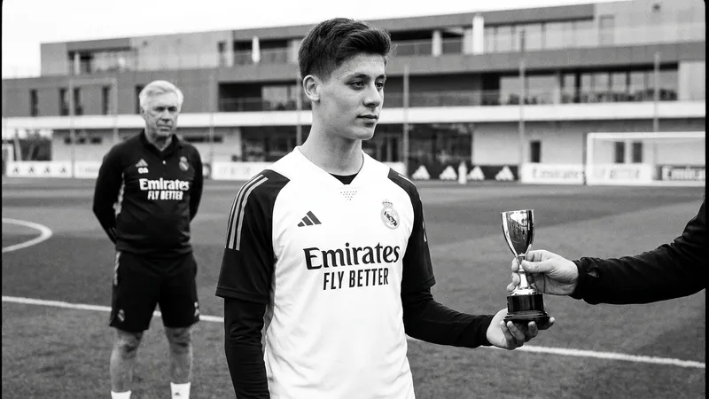 Arda Güler Real Madrid'de Ayın Oyuncusu Seçildi